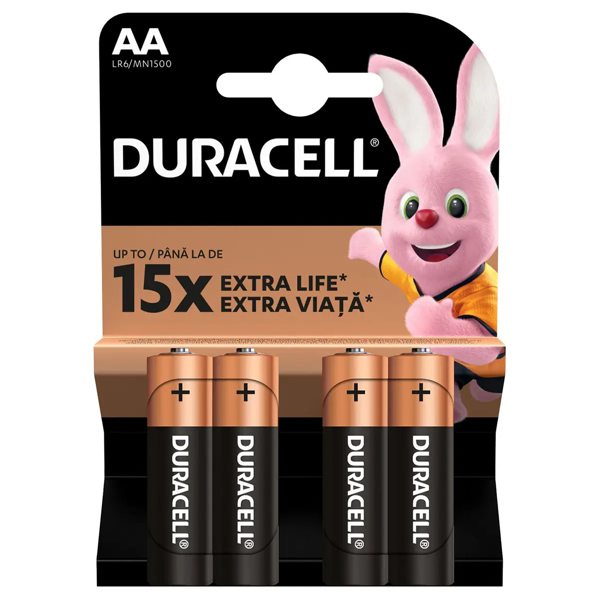 Set de 8 baterii Duracell Basic LR06 tip AA – disponibile în opt nuanțe diferite